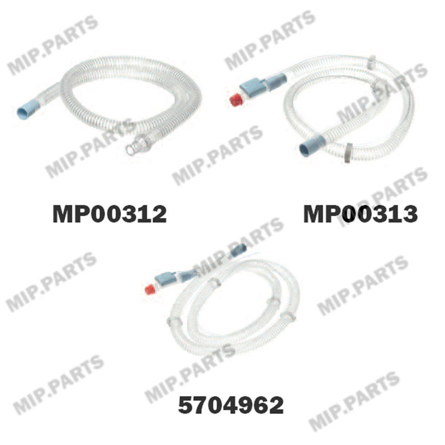 MP00312, MP00313, 5704962 Дыхательный контур для аппаратов ИВЛ Carina, гладкоствольный, одноразовый 